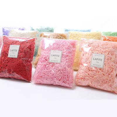 China Birthday Wedding Party Decoration Shredded Raffia Paper Tissue Paper For Gift Box Filling for sale