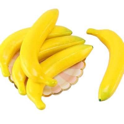 China China Fruit Plastic Factory Resin Artificial Simulation Banana Food Manufacturer In China for sale