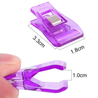 China Quilt Crafts Paper Crafts Factory 33mm Middle Binding Ax Staples Sewing Binding Craft Holding Wonder Staples Sewing Hold Fixed Patchwork Plastic Sewing Staple For prick for sale