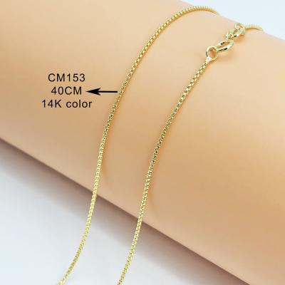 China CHAIN NECKLACES Top Sale Fashion 925 Sterling Silver Chain Jewelry Platinum Womens Adjustable Necklace Gold Chain for sale