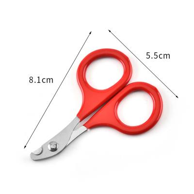 China Small Pets Pet Nail Cleaner Stainless Steel Nail Scissors Fit Cat Owners Easily For Beginners for sale