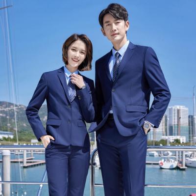 China New High Quality Custom Made Hg Anti-wrinkle Women's Suit Length Designer Women Casual Blazer Formal Medium Vest Pants Suits Set Clothing for sale