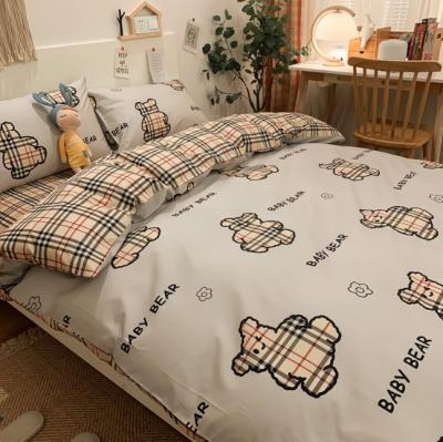 China Hg Anti-Static Low Price Super Soft Sheet Sets Printed Floral Design Bedding Sheet Set 100% Cotton Custom Logo Pattern for sale