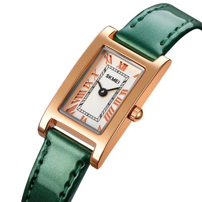 China Day/Date Fashion SKMEI 1783 Brand Quartz Women Analog Rectangle Watch Lady Leather Wrist Clock Casual Gift Girl Wrist Watch for sale