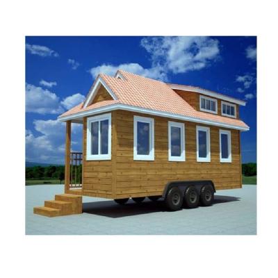 China Best modern factory price trailer type solid wooden mobile home for sale