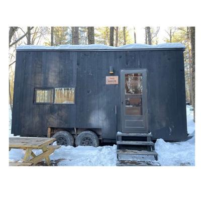 China Modern Low Price Manufacturer Trailer Prefab Type Mobile Wooden House for sale