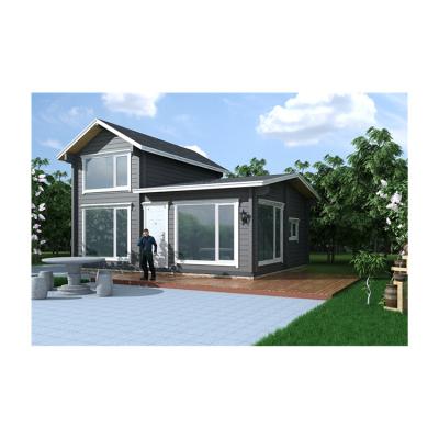 China Modern Quick Assembled Prefab Log Trailer-Light Movable Wooden House for sale