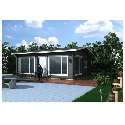 China Modern Wood Modern Prefab Floor Trailer-Light Mobile Log Cabin One Log Home for sale