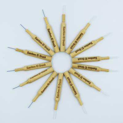 China Eco-Friendly Biodegradable Bamboo Interdental Brush for sale