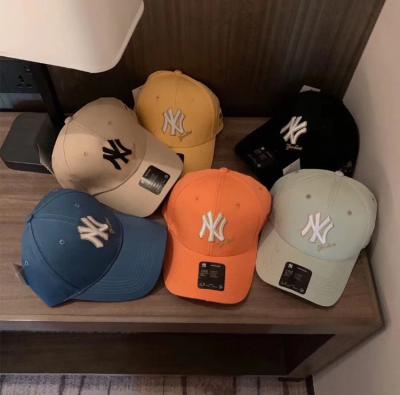 China 2022 high quality wholesale logo OEM ODM manufacturer raincoats summer NY fashion sports hats men's and women's hats baseball cap customized for sale