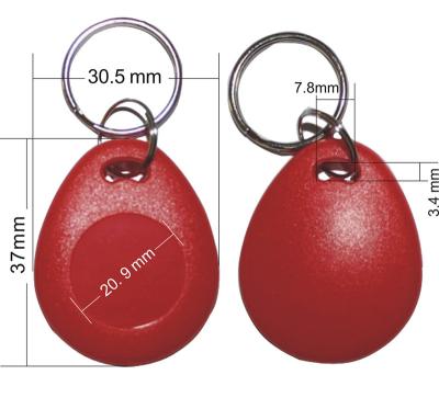 China Waterproof / ABS Card 13.56MHz RFID Access Key FOB Tags Waterproof Plastic Keyfob MW-K4 RFID Key FOB Door for sale