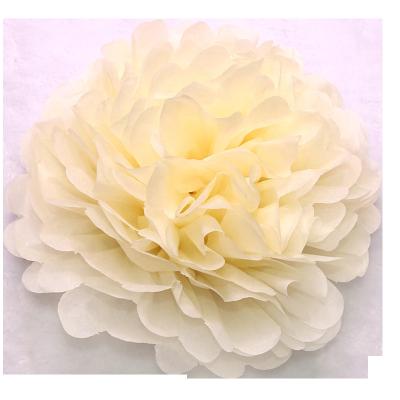 China Tissue Paper Tissue Paper Pom Poms Color Tissue Flower Ball Party Decorations Gold/Blue/Green/Red For Wedding Birthday Baby Shower Bridal for sale