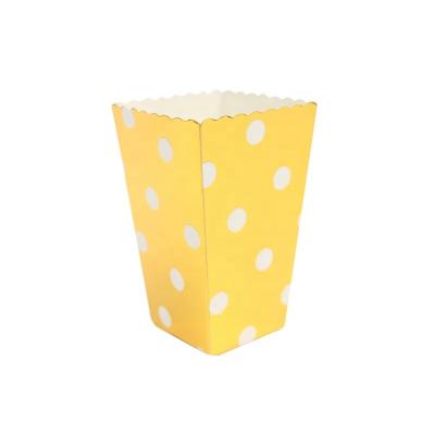 China Recycled Popcorn Fried Takeout Food Packaging 12pcs/set Mini Size Popcorn Box Materials High Quality Cheap Wholesale Paper Edible Packaging Boxes for sale