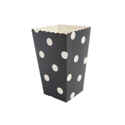 China Recycled Materials Wholesale Popcorn Box 12pcs/set Sizes Mini Custom Printed Delicatessen Disposable Popcorn Food Packaging Wrapping Paper Deli Box for sale