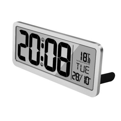 China Large Calendars Digital LCD Display Desk / Cradlesongs Music Calendar Wall Mounted Clock for sale