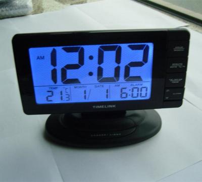 China big lcd smart light weight digital clock, smartlite table clock 182*83*133MM for sale