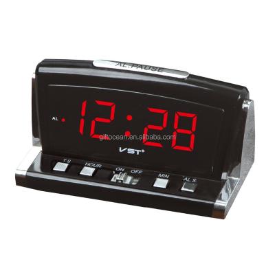 China LUMINOVA USB 5V Power Supply Table LED Display Digital Alarm Clock for sale