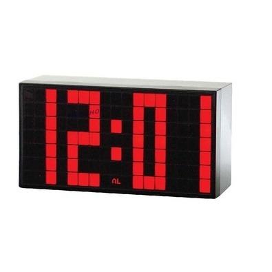 China ABS matrix LED display clock, LED alarm clock for sale