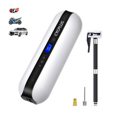 China With Hot Sale A2 Power Bank CYCPLUS 6047 Cordless Electric Handheld Bicycle Compressor Car Air Compressor Tire Inflators for sale