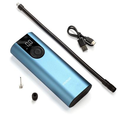 China CYCPLUS Car Motorcycle Scooter Bike Bicycle Tire Pressure Pump Tire Inflator Digital Rechargeable High Pressure Electric Car and Balls Tire for sale