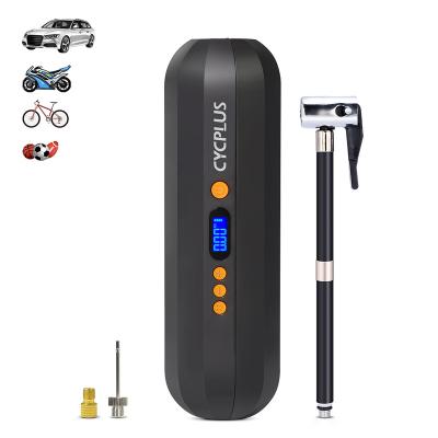 China CYCPLUS Inflation Low Price Promotion A4 Fast Portable Electric Cordless Car Compressor Tire Inflator for sale