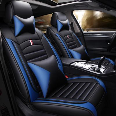 China Universal Waterproof Leather Car Seat Cover Customized Full Set 5 Sports Competitive Price Customized Seat Cover for sale