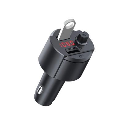 China CAR CHARGER color car mp3 player 3.1A type-c new multifunctional car charger BT fm transmitter for car for sale