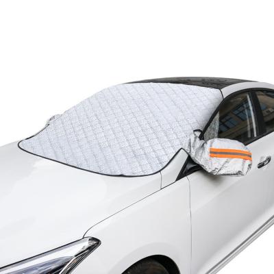 China With magnets with thicker reflection low price cotton car windshield snow cover use in winter for sale