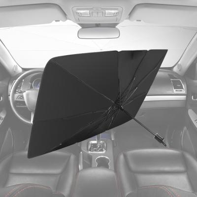 China Lowering Sun Shade Car Folding Umbrella Indoor Hot Sun Shade Umbrella Windshield Car Umbrella Car Sale Car Temperatures for sale