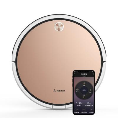 China Smart APP Control WIFI WIFI APP Robot Cleaner Wet Dry Vacuum Adding Gyro Navigation Main Brush for sale