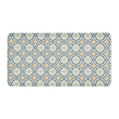 China New type washable 19mm printed PVC foam kitchen mat anti-fatigue hot price sale for sale