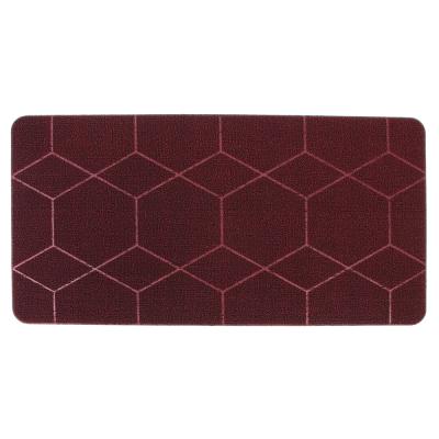 China PVC Loop Mat Washable Promotional Good Quality Embossed Door Mat for sale