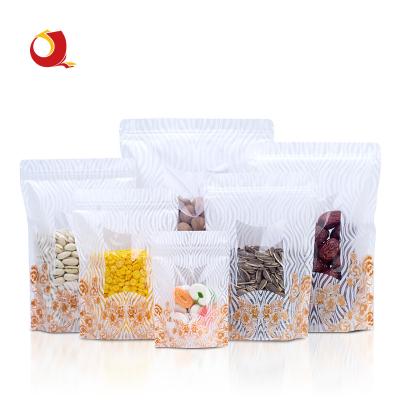 China Recycled Materials Custom Printing Aluminum Foil Back Up Pouches Zip Lock Food Grade Plastic Packaging Bags for sale