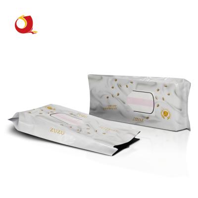 China Recycled Materials Packaging Company Top Grade Printing Paper Pocket Reusable Wet Gusset Plastic Packaging Bag for sale