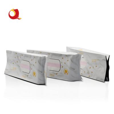 China Security Side Gusset Biodegradable Custom Printed Compostable Bags Packaging Wet Pouch Paper Bags for sale