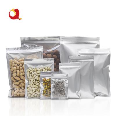 China Custom Ziplock Resealable Moisture Proof Mylar Pouch Aluminum Foil Packaging Bags For Snack Food for sale