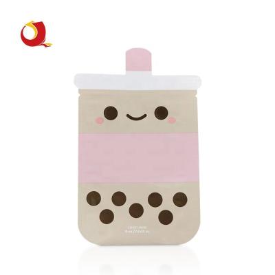 China Non-toxic 1-9 Colors Waterproof Special Shape Stand Up Zipper Cup Bag Special Shaped Food Packaging Bag for sale