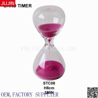 China Home Decoration & Time Management Most Popular Decorative Glass Sand Timer Decorative Hourglass for sale