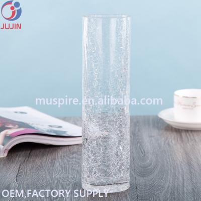 China Different Shape Glass Flower Morden Vase Glass Vase For Wedding And Home Decor for sale