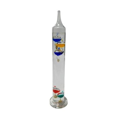 China China Wholesale Hot Sale Indoor Decoration Time Colored Glass Decorate Temperature Galileo Thermometer for sale