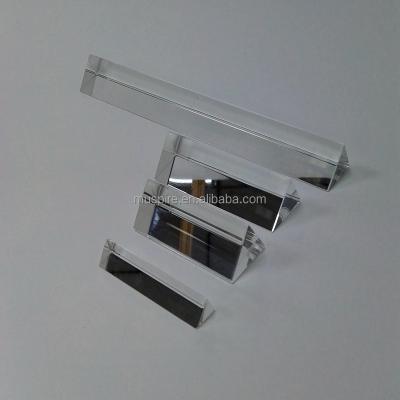 China China Hot Sale Triple Triangular Prism Optical Glass Physics Teaching Crystal Prism 8