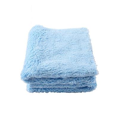 China Edgeless Car Wash Drying Cloth Avoid Scratch Paint Thick Coral Fleece for sale