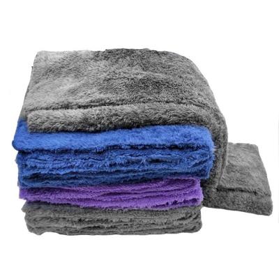 China Edgeless Microfibre Car Drying Towel Avoid Scratch Water Absorbent Cloth For Car for sale