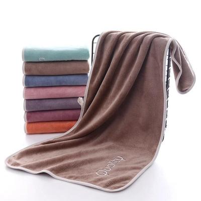 China Customized Microfibre Hair Towel Non Abrasive Soft Touch Mildew Proof for sale