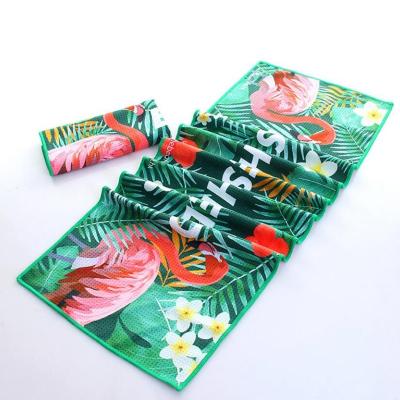 China Mildew Proof Microfibre Gym Towel Easy Carrier Versatile Microfibre Sweat Towel for sale
