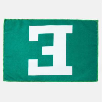 China Long Lasting Custom Printed Towel Microfiber Sublimation Rally Towels Washable for sale