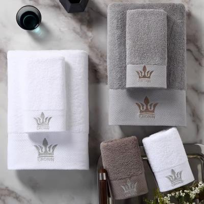 China 100 % Cotton 16s Hotel Collection Bath Towel Sets Comfortable And Soft for sale