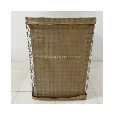 China Welded Mesh Defensive Barrier Bastion Flood Protection Wall Sand Container Barrier Defence for sale