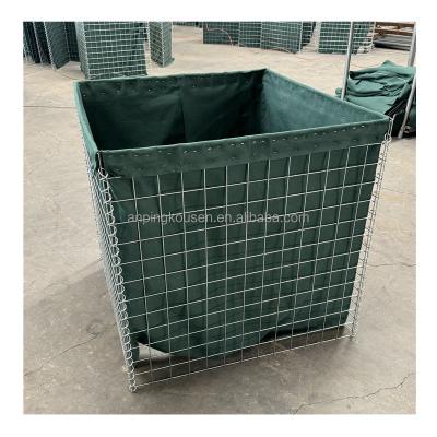 China Servicio de procesamiento de soldadura de alambre galvanizado Barrera defensiva para barrera de pared de arena en venta