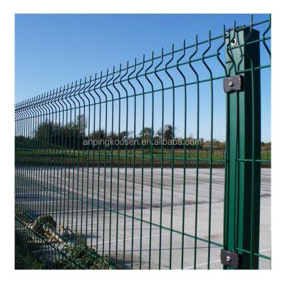 China Rectangle 3D Metal Wire Fence Panel Home Garden Welded Wire Mesh Fence for Your Garden for sale